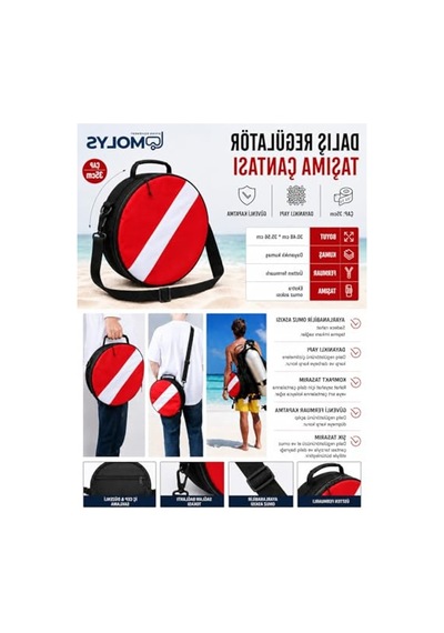 Dalış Regülatörü Çantası, Koruyucu Ve Pratik Tasarım