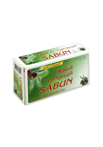 AKIŞIK DEFNELİ ZEYTİNYAĞLI SABUN - 100 GR