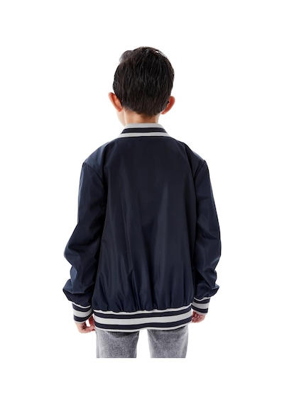 Benitto Kids Erkek Çocuk Kapüşonlu Çift Taraflı Mevsimlik Yağmurluk 51364 Lacivert