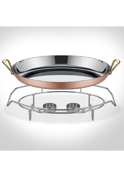 Multi Metal Bakır Oval Sahan Ve Stant A101ov35s Bakır