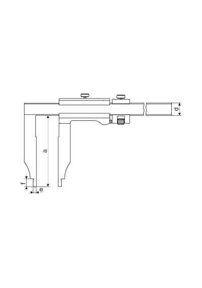 Fett 0-500mm Pld Monoblok Mekanik Tek Çene Kumpas