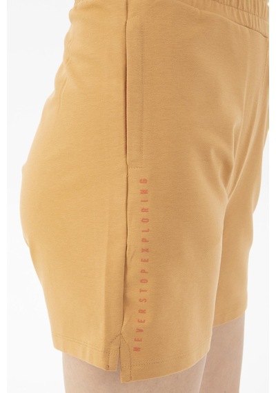 Maraton Sportswear Regular Kadın Basic Koyu Bej Şort 20850-koyu Bej Koyu Bej