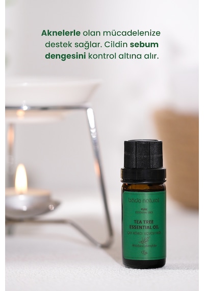 Bade Natural Çay Ağacı Uçucu Yağı %100 Saf 10 ML