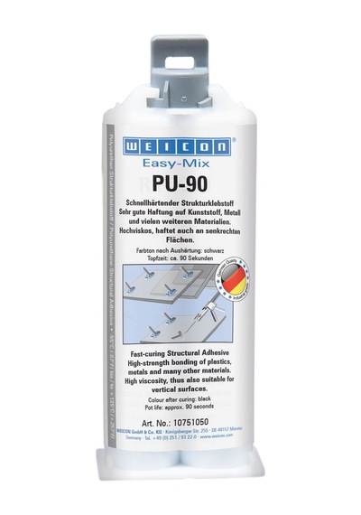 Weicon Easy-Mix Pu-90 Yapıştırıcı 50 Ml, Siyah