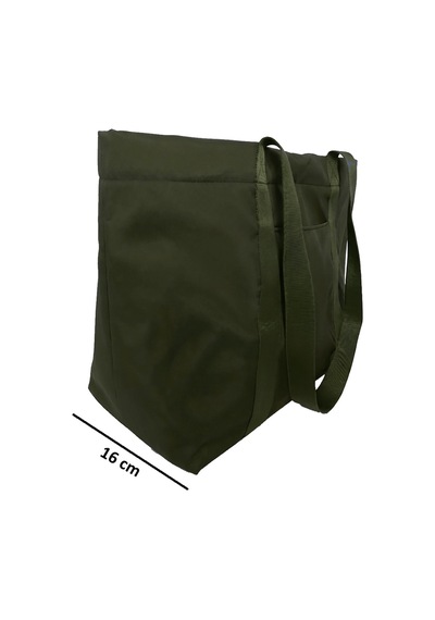 Tuttobene Trendy Haki Tote Omuz Çantası Xl Boy Tb022