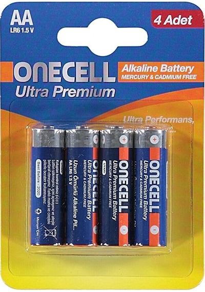 Ultra Premium Alkalin Aa Boy Pil 4lü 3 Adet