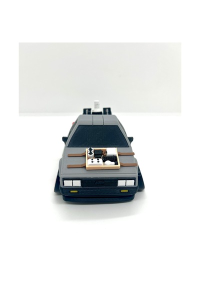 Back To The Future Delorean Dmc-12 3d Araba Figürü