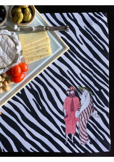 Best Couple Kumaş Amerikan Servis 4'lü Set - 35x50cm Keten Kumaş Ulusl.yıkama Ve Solmama Sertifikası Çok Renkli