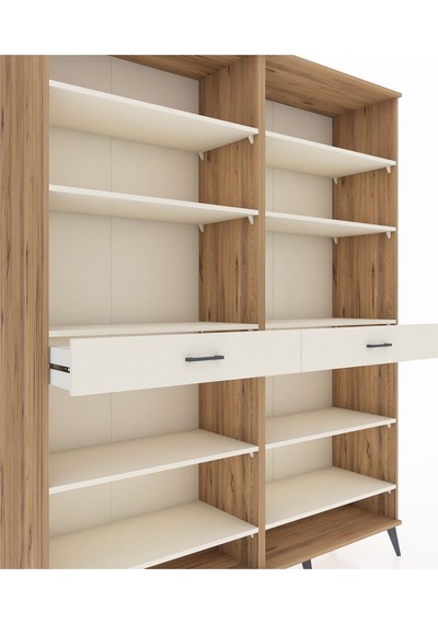 Hyperion Gardrop 10 Raflı 2 Çekmeceli 176x44x221 Çam-aytaşı Aytaşı Hyperion Gardrop 10 Raflı 2 Çekmeceli 176x44x221 Çam-aytaşı Aytaşı