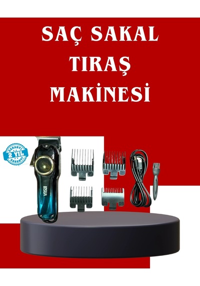Ceylan Adam Uzun Çalışma Süreli Lcd Göstergeli Saç Kesme Makinesi