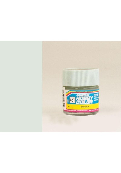10 Ml. Oxide Green Aqueous Serisi Maket Boyası, Mr.hobby H461 Standart