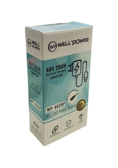 Wellpower 48volt 20amper Elektrikli Bisiklet Şarj Adaptörü