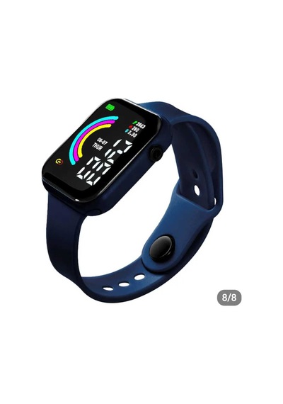 Lacivert Su Geçirmez Watch Saat Akıllı Saat Değildir Mavi - 599272955