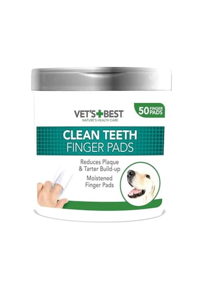 Vets Best Köpekler İçin Diş Temizleme Parmak Pedi 50'li