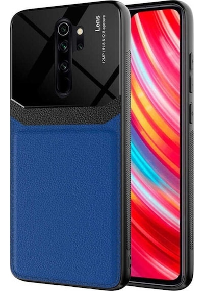 Xiaomi Redmi Note 8 Pro Kılıf Zore Emiks Kapak Lacivert