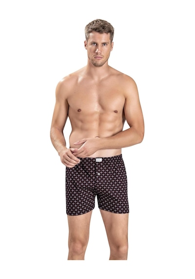 Jiber Erkek Baskılı Karışık Renk Boxer 130 - 6 Adet 001