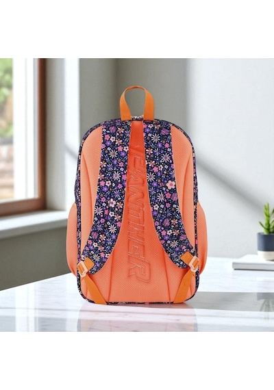 Panther Pt-5184 Flowers Sırt Çantası Adet Çiçek Desenli
