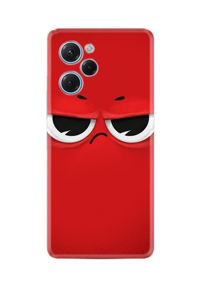 Xiaomi X5pro Kılıf Resimli Desenli Silikon Platinium Series Red 1829