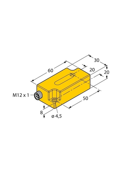 Turck 1534014 B2n60h-q20l60-2lı2-h1151 Eğim Ölçer Inclinometer