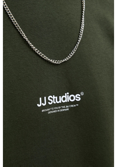 Jack & Jones Erkek Sweat 12278791 Koyu Yeşil Koyu Yeşil