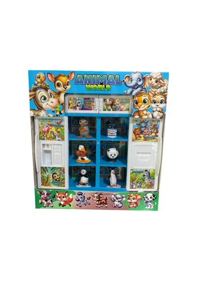 6 Lı Shupkids Dolaplı Mini Fiğürler 0321 0