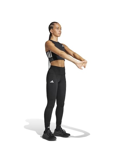 Adidas Adizero Kadın Siyah Yuvarlak Yaka Crop Siyah