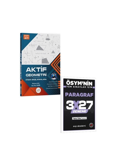 Aktif Öğrenme 2027 Tyt Ayt Geometri 0 Dan Başlayanlara+aktif Öğrenme Yayınları Tyt Ayt Geometri 0 Dan Başlayanlara