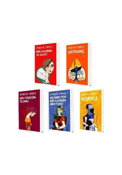 Stefan Zweig Seti - 5 Kitap Takım - Stefan Zweig - Çınaraltı Yayınları
