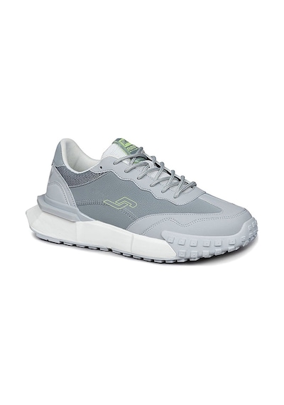 Jump 29104 Erkek Sneaker Spor Ayakkabı Gri / Beyaz Gri - Beyaz