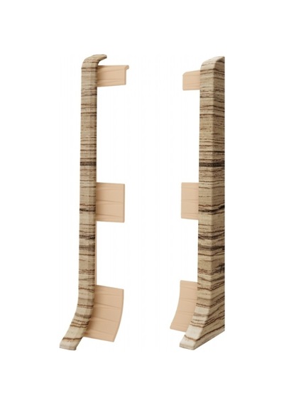 Linela Pvc Süpürgelik Wellington Meşe - Lnl402 Bitiş Kapağı Aksesuarı 1 Paket - 2 Adet
