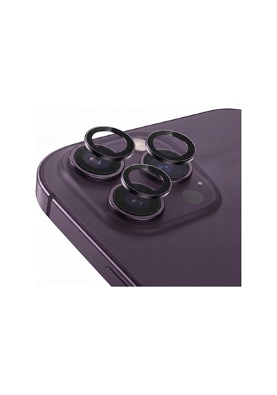 Apple iPhone Uyumlu 14 Pro / 14 Pro İle Uyumlu Kamera Lens Koruyucu Alüminyum Alaşım Çerçeveli Telefon Lensi Temperli Cam Koruma Mor Sku: Zeusb0cgjhg7nx -