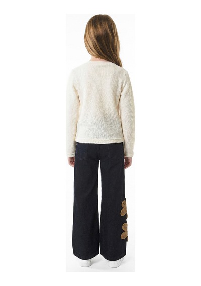 Xo Kids Kız Çocuk Folarlı 3lu Alt Üst Takım 7-14 Yaş 3907-4907 Bej