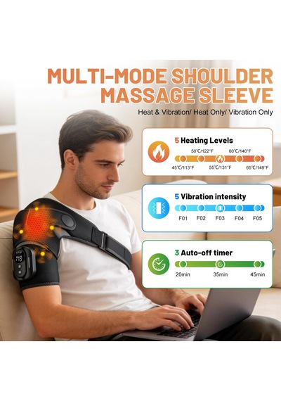 Omuz Masajı Testi Kazananı, Isı Ve Titreşimli Omuz Masajı, Omuz Masaj Cihazı 5 Ayarlanabilir Isı Ve Titreşim Modu, 5000 Mah Boyun Masajı, Ev Ve Ofis İçin İdeal B Omuz Masajı Testi Kazananı, Isı Ve Titreşimli Omuz Masajı, Omuz Masaj Cihazı 5 Ayarlanabilir Isı Ve Titreşim Modu, 5000 Mah Boyun Masajı, Ev Ve Ofis İçin İdeal B