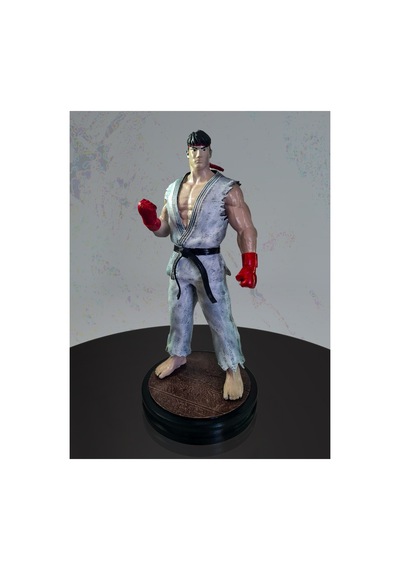 Eselya3d Street Fighter Ryu - Street Fighter Premium Collectibles Figur-ryu Hoshi Figür 25cm-fanart