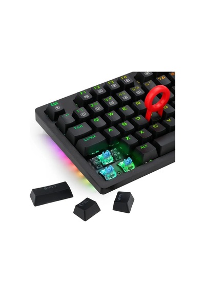 E-Yooso K610 Mavi Switch Yanlar Rainbow Mekanik Klavye