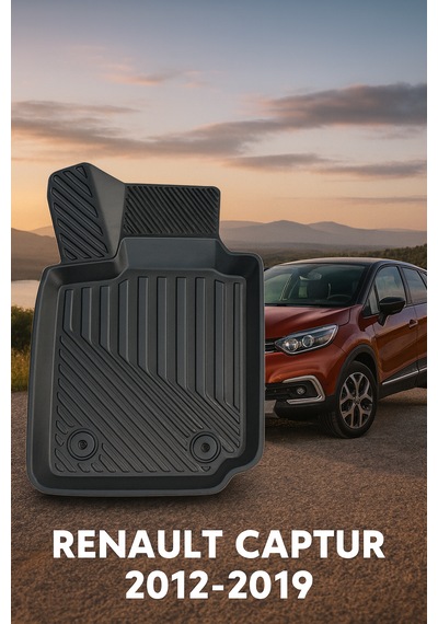 Renault Captur 2012-2019+uyumlu 3d Oto Paspas Premium
