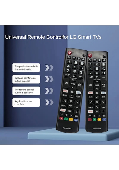 Akb75675304 Değiştirin Evrensel Uzaktan Kumanda, Lg Akıllı Tv İçin Fit Akb75675304 Amerika Birleşik Devletleri