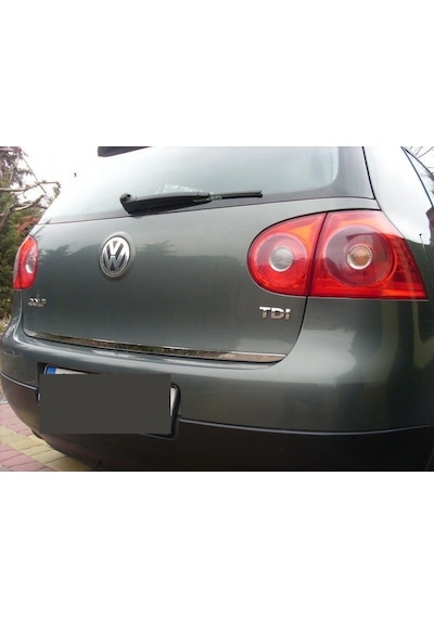 Volkswagen Golf 5 Krom Bagaj Alt Çıta 2005-2009 Çelik Yıldız