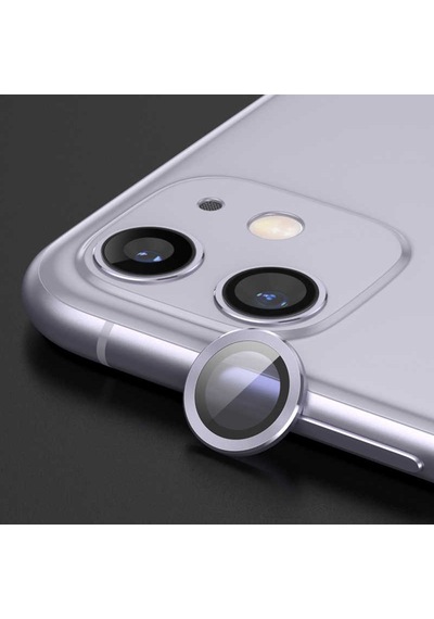 Apple Uyumlu iPhone 12 Pro Cl-02 Kamera Koruyucu-lila Lila