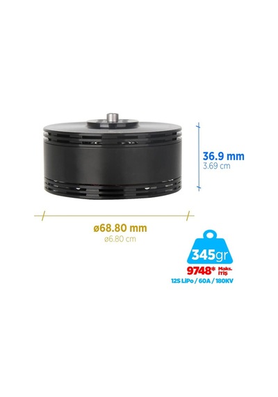 T-motor V Type V602 180kv Brushless Fırçasız Brushless Fırçasız Uav Motor Multikopter Multi-rotor Quadcopter Hexacopter Drone Motoru