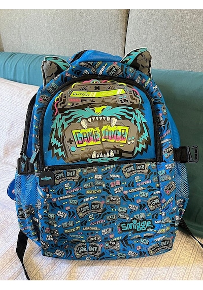 Smiggle Eclipse Klasik Sırt Çantası Koyu Lacivert 456592 Çok  Renkli