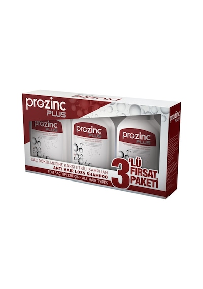 Prozinc Plus Saç Dökülmesine Karşı Etkili Şampuan 3 x 300 ML