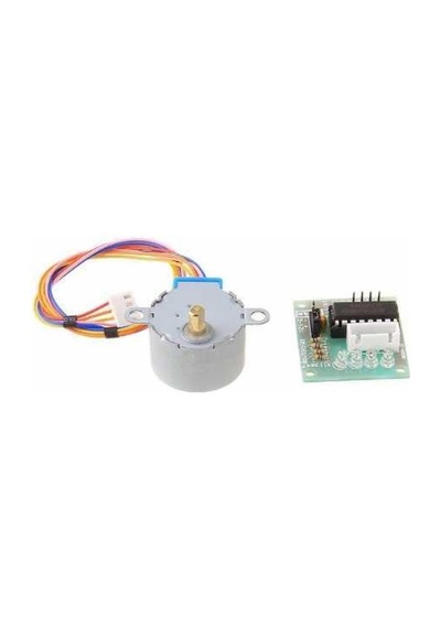 28Byj-48 Redüktörlü Step Motor Ve Uln2003A Sürücü Kartı