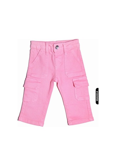 Xo Kids Kız Bebek Kot Pantolon 6-24 Ay 20604 Pembe