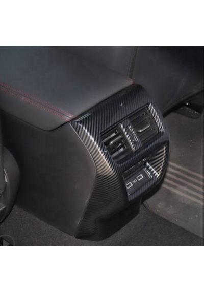 Honda - Cıvıc Fe1 2022+ Uyumlu Arka Klıma Panel Kaplama - Karbon
