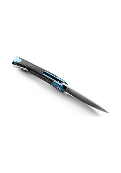 Lionsteel Twain-blue Titanium / Carbon Fiber Kamp Çakı Çok Renkli