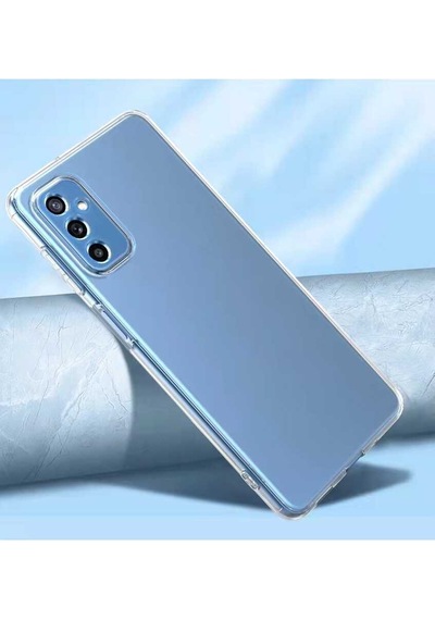 Goocamp Galaxy Uyumlu M52 Kılıf Kamera Korumalı Süper Silikon Kapak - Renksiz Renksiz
