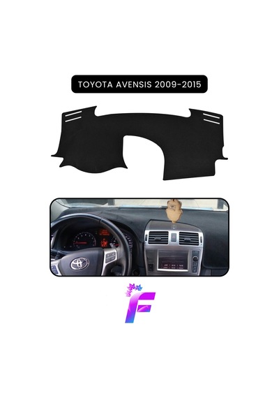 Toyota Avensis 2009-2015 Araca Özel Torpido Örtüsü Ön Göğüs Kılıfı Tam Koruma B18 Torpido Halısı