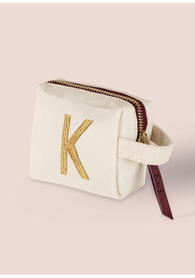 The Mia Harf Nakışlı Çanta K 14x12 Cm