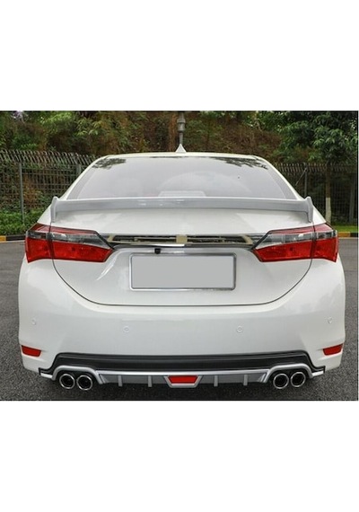 Toyota Corolla Uyumlu Trd Spoiler. Büyük Tip. Boyasız. 2013-2018